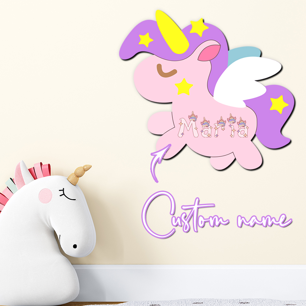 Baby Nursery Letters - Персонализированная деревянная табличка с именем в