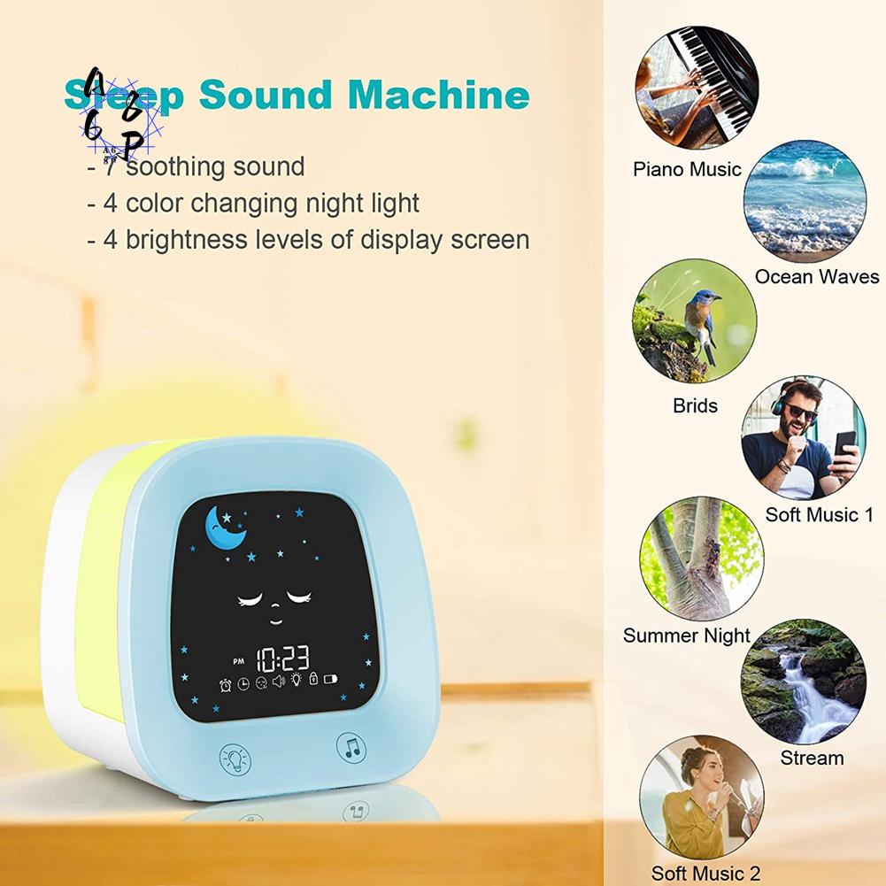 Sound Sleep Trainer Clock - Будильник A68P-1, детский будильник-тренажер сна с