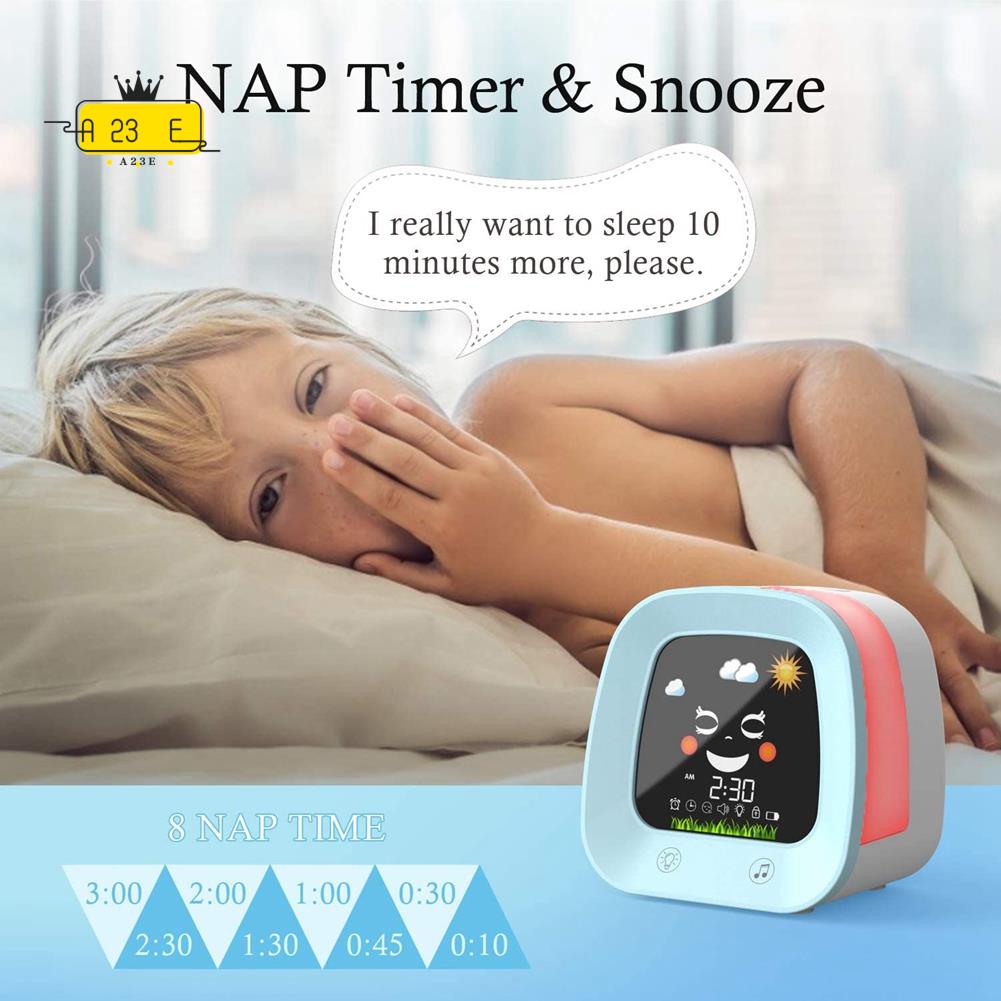 Sound Sleep Trainer Clock - A23E-1 Настольный будильник для детей, тренажер