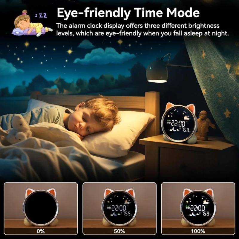 Sound Sleep Trainer Clock - Детский будильник-тренер сна с ночником и