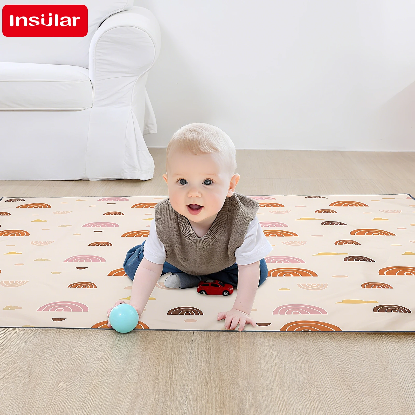 Baby Nursery Mat - INSULAR детский обучающий матрас, складной детский