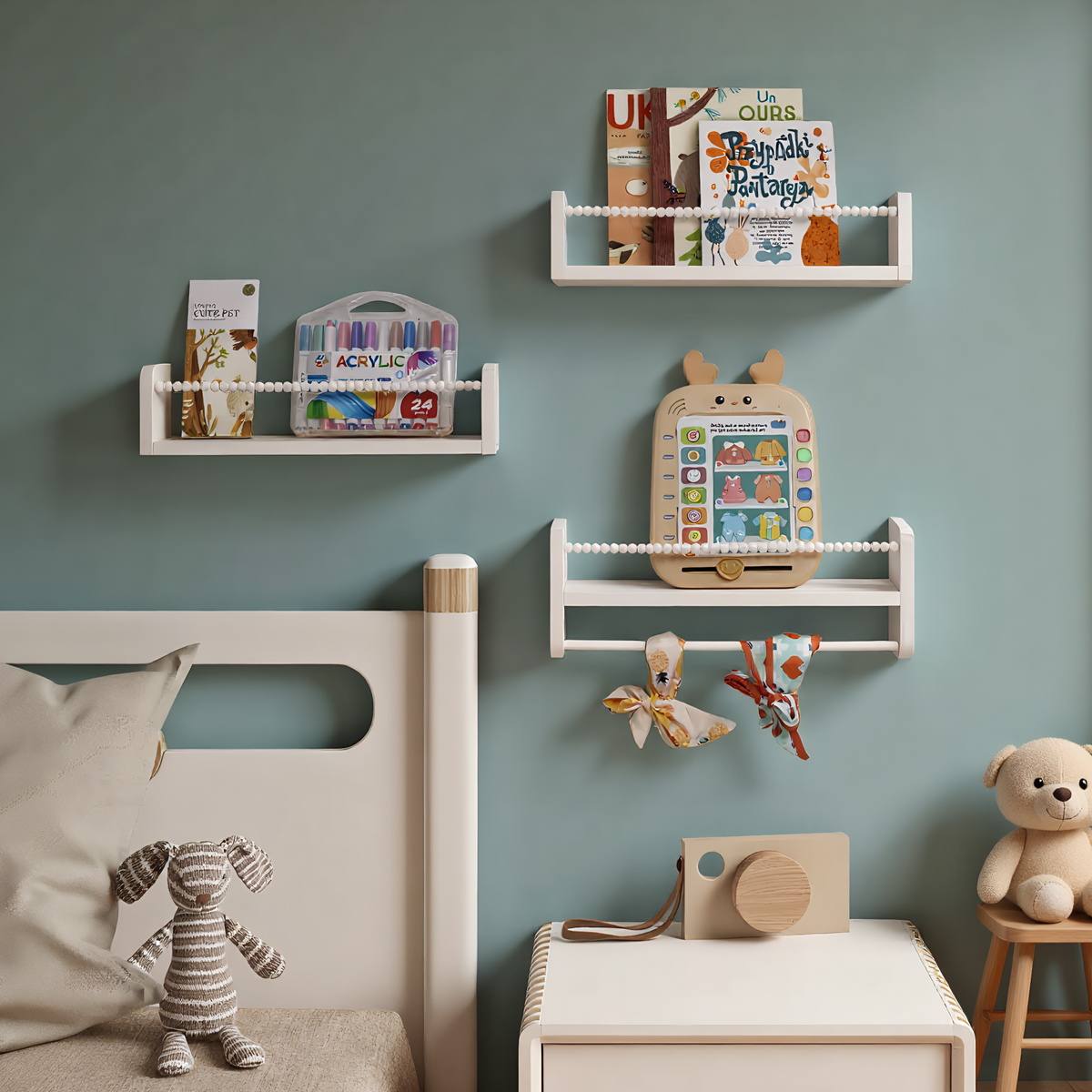 Baby Nursery Books - Навесные полки для детских книг на