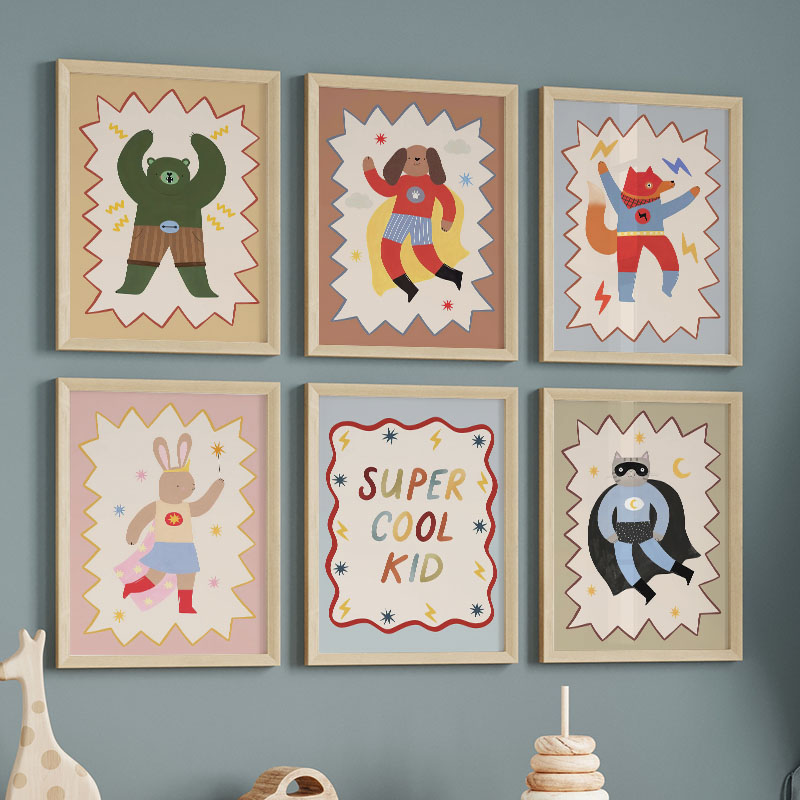 Baby Nursery Pictures - Забавные мультяшные постеры и картины на