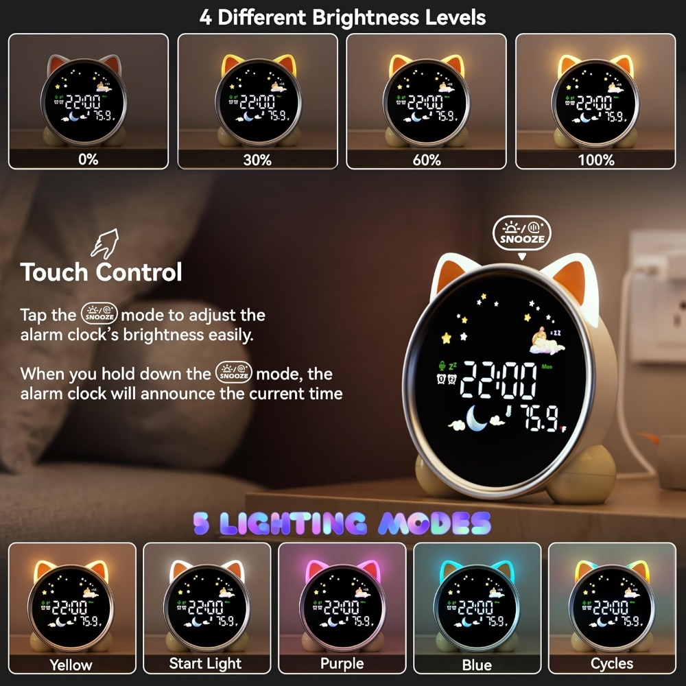 Детский будильник, готовый к п – обзор и цена Sound Sleep Trainer Clock