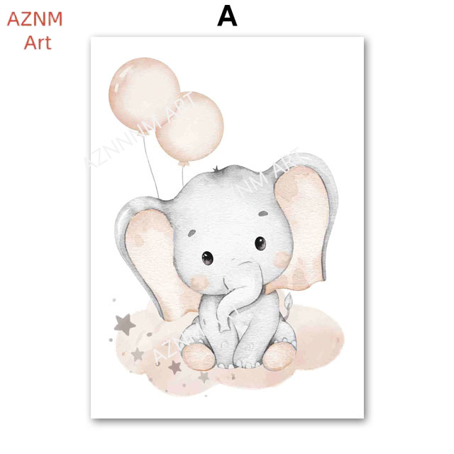 Постеры с изображением слона,  – обзор и цена Baby Nursery Pictures
