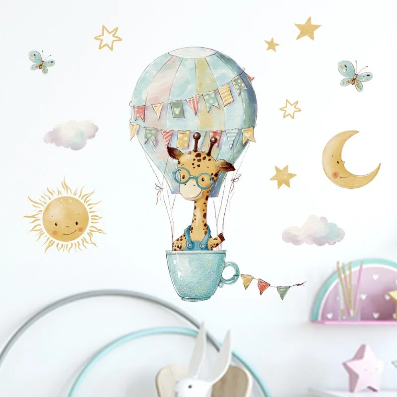 Наклейки на стену с мультяшным – обзор и цена Baby Nursery Wallpaper Girl