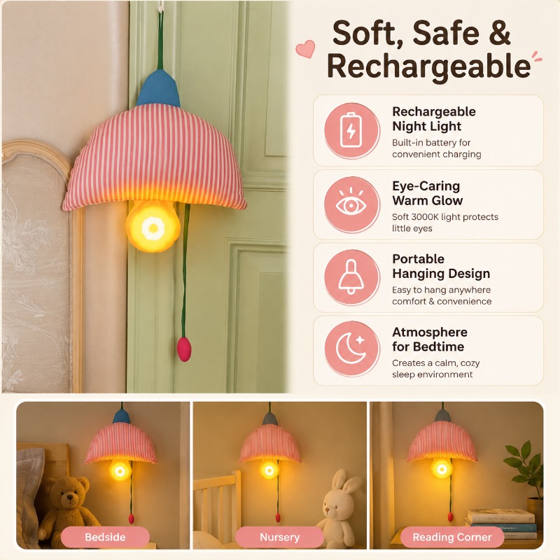 Перезаряжаемый подвесной ночни – обзор и цена Baby Nursery Lampshade