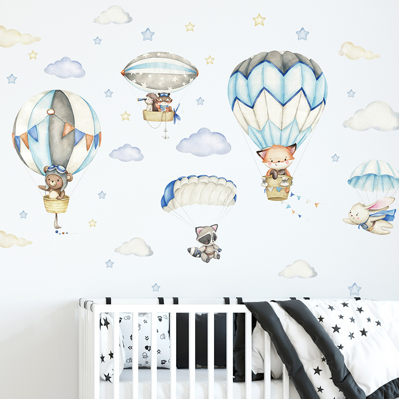 Мультяшные милые животные, воз – обзор и цена Baby Nursery Artwork