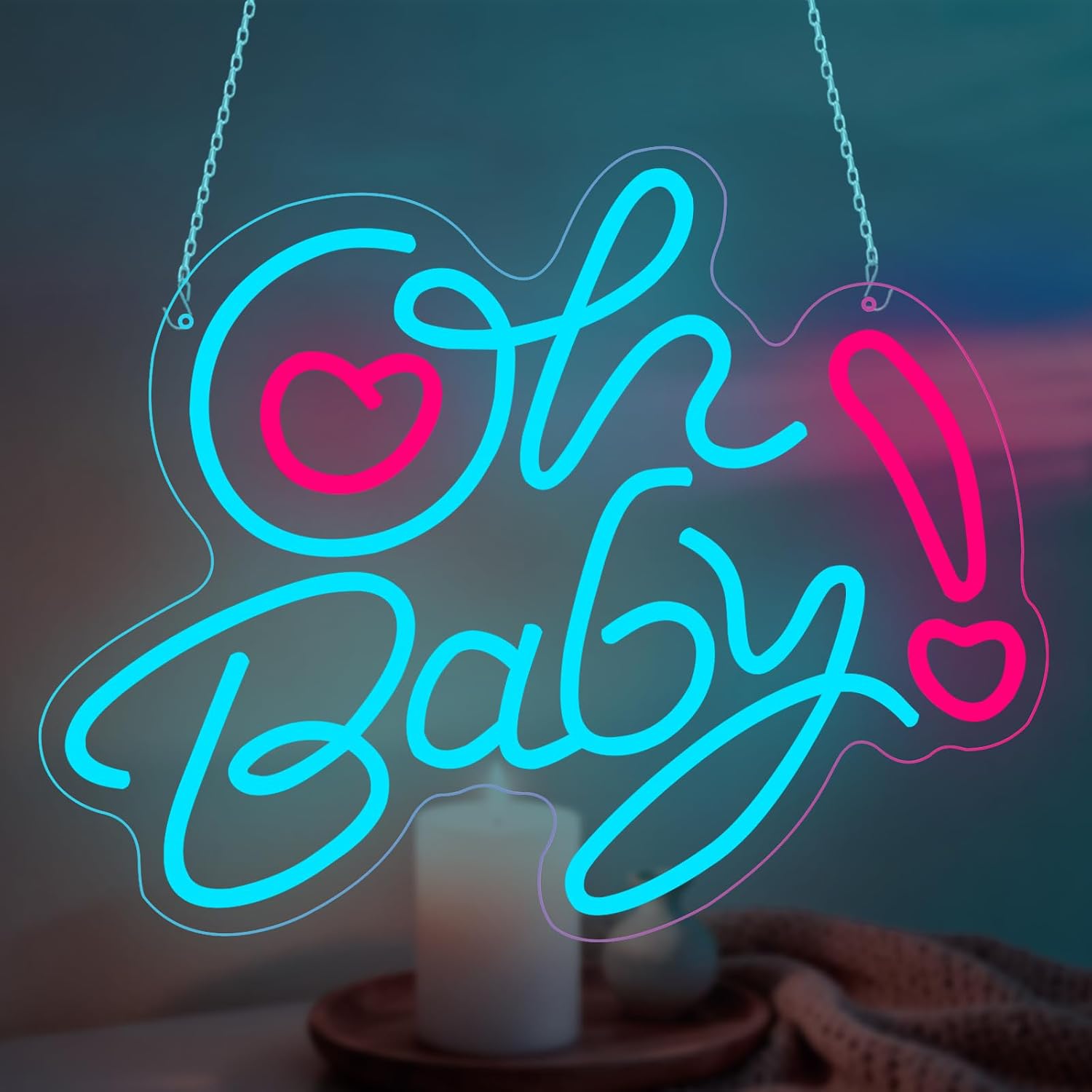 Неоновая LED-вывеска «Oh Baby  – обзор и цена Baby Nursery Wall Lights