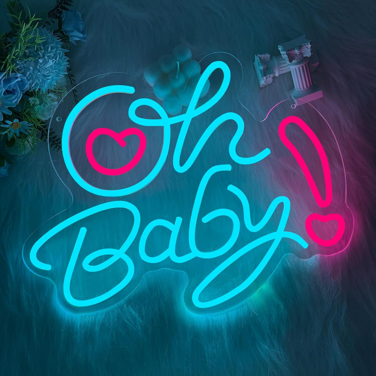 Неоновая LED-вывеска «Oh Baby  – обзор и цена Baby Nursery Wall Lights
