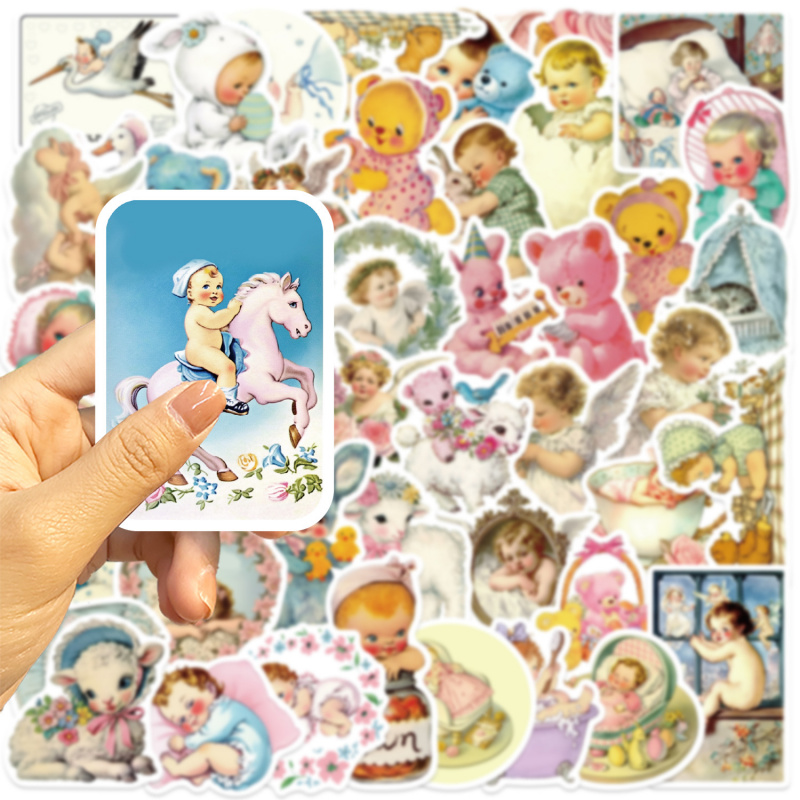 50 шт. винтажных детских накле – обзор и цена Baby Nursery Vintage Decor