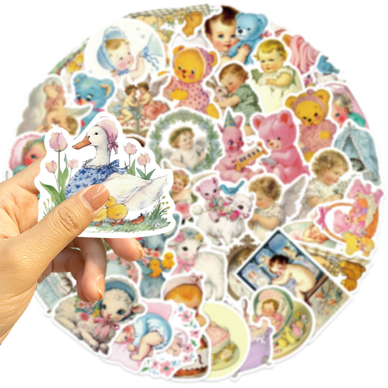 50 шт. винтажных детских накле – обзор и цена Baby Nursery Vintage Decor