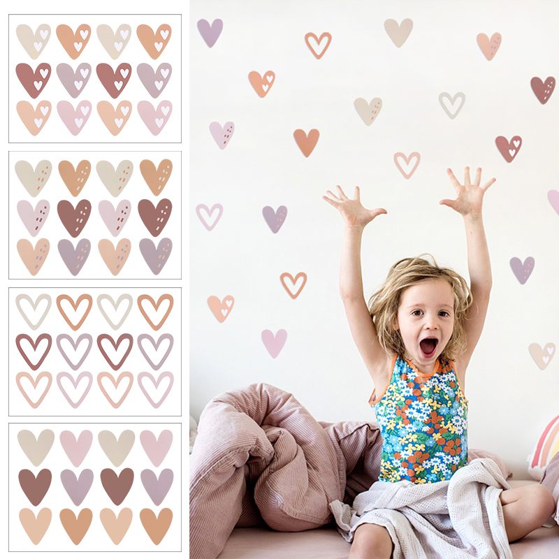 2 шт., Детские Виниловые накле – обзор и цена Baby Nursery Wallpaper Girl