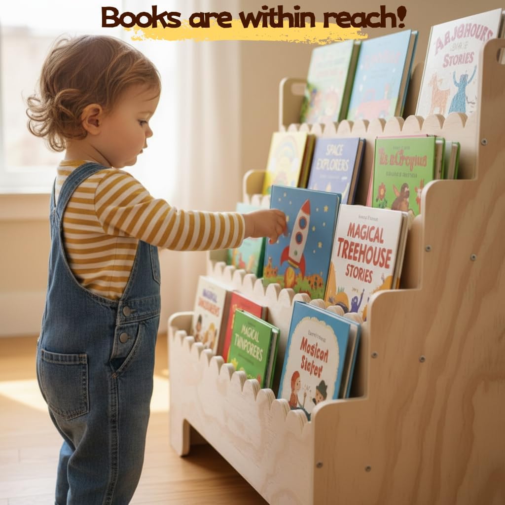 Детская книжная полка на 4 яру – обзор и цена Baby Nursery Books