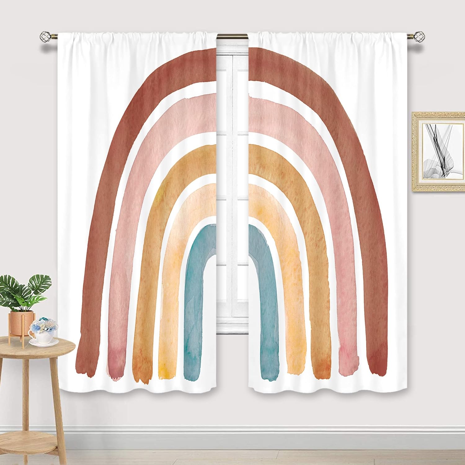 Детские радужные шторы в стиле – обзор и цена Baby Nursery Vintage Decor