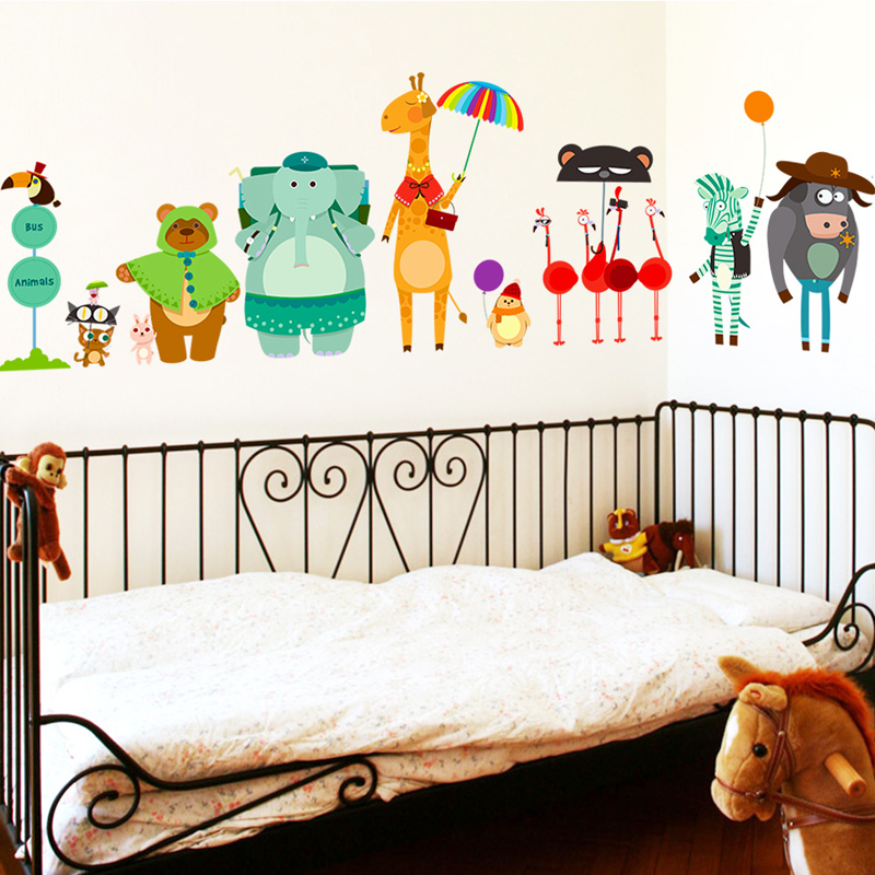 Наклейки на стену для детей, д – обзор и цена Baby Zoo Nursery