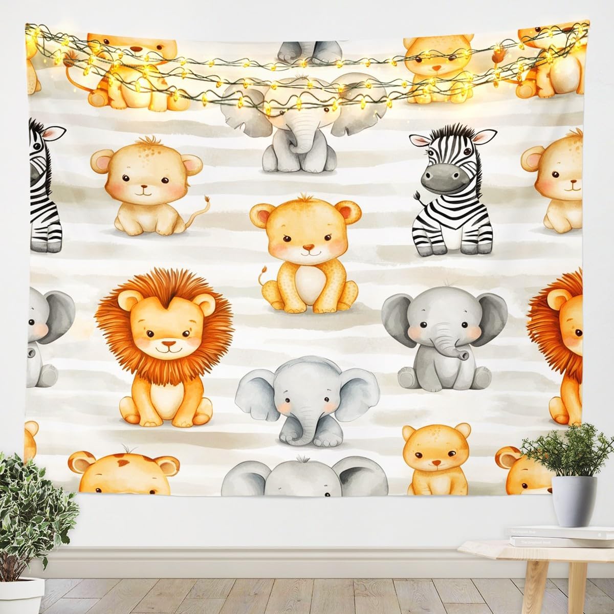 Милый гобелен с изображением ж – обзор и цена Baby Zoo Nursery