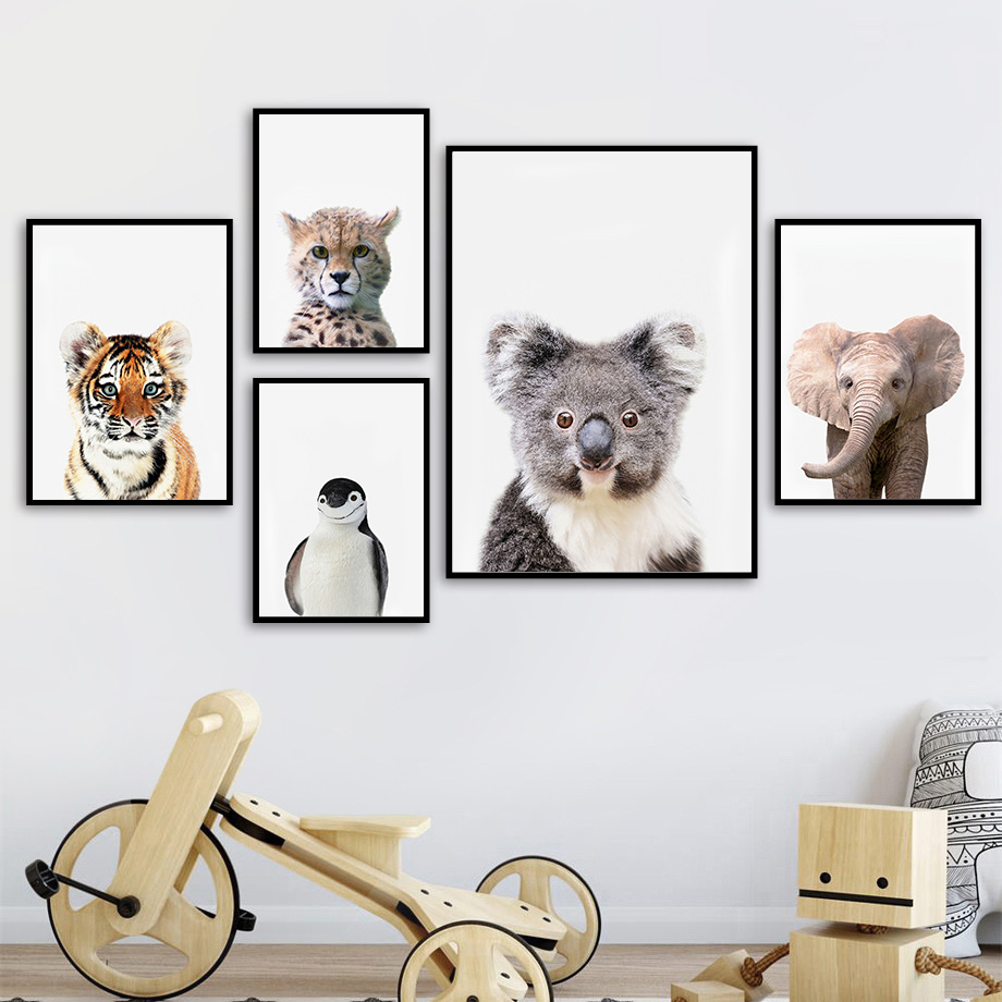 Детские настенные постеры с жи – обзор и цена Baby Zoo Nursery