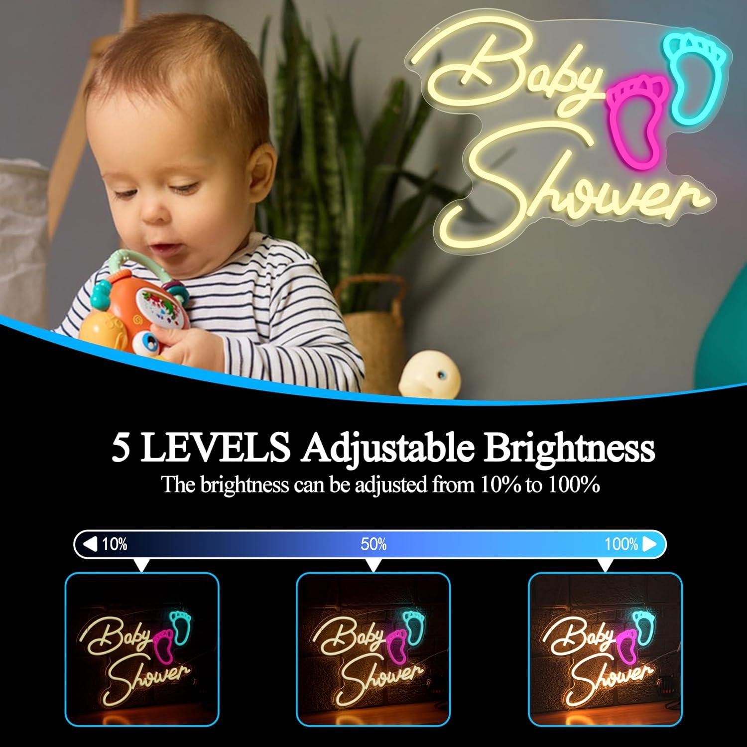 Неоновая вывеска для детского  – обзор и цена Baby Nursery Wall Lights