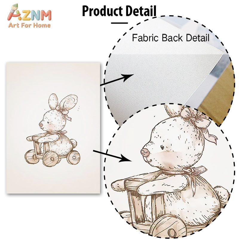 Винтажный холст AZNM с принтом – обзор и цена Baby Nursery Vintage Decor