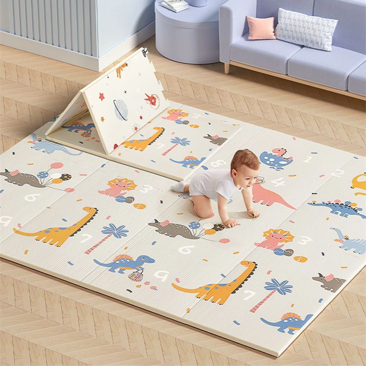 Складной нетоксичный детский к – обзор и цена Baby Nursery Mat
