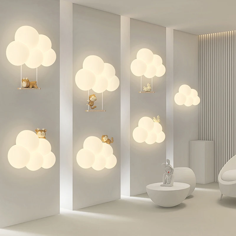 Кремовый стиль, мультяшный кре – обзор и цена Baby Nursery Wall Lights