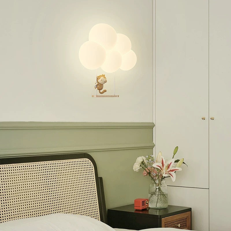 Кремовый стиль, мультяшный кре – обзор и цена Baby Nursery Wall Lights