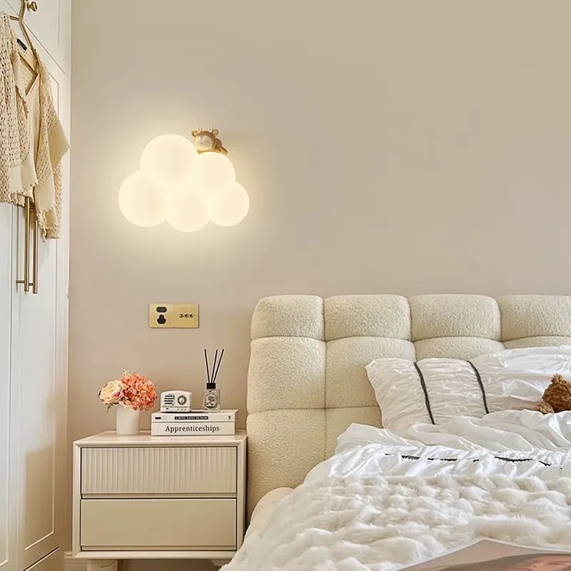 Кремовый стиль, мультяшный кре – обзор и цена Baby Nursery Wall Lights