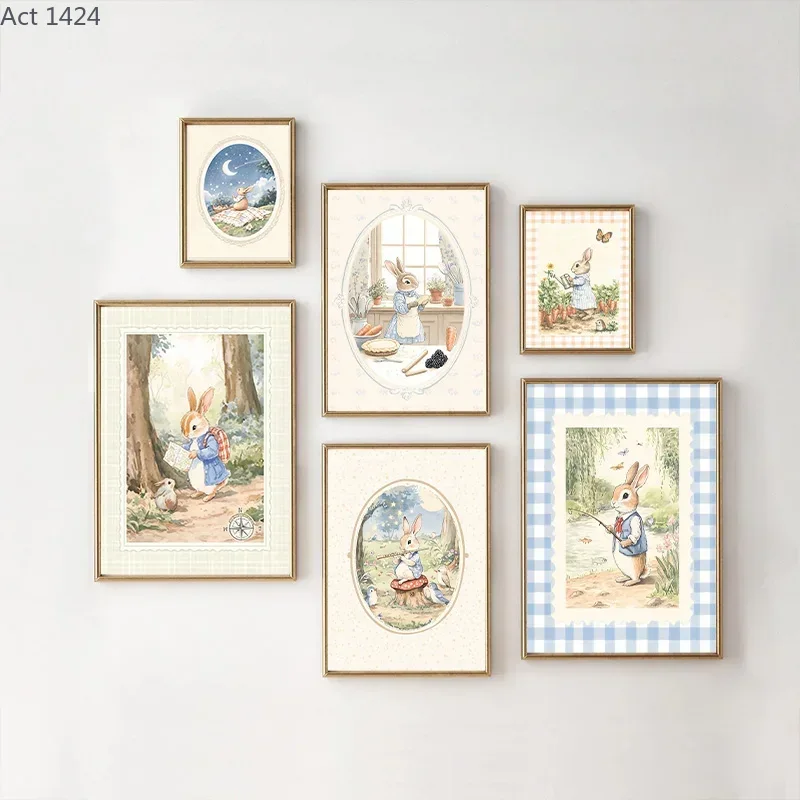 Винтажный бохо-постер в синюю  – обзор и цена Baby Nursery Vintage Decor