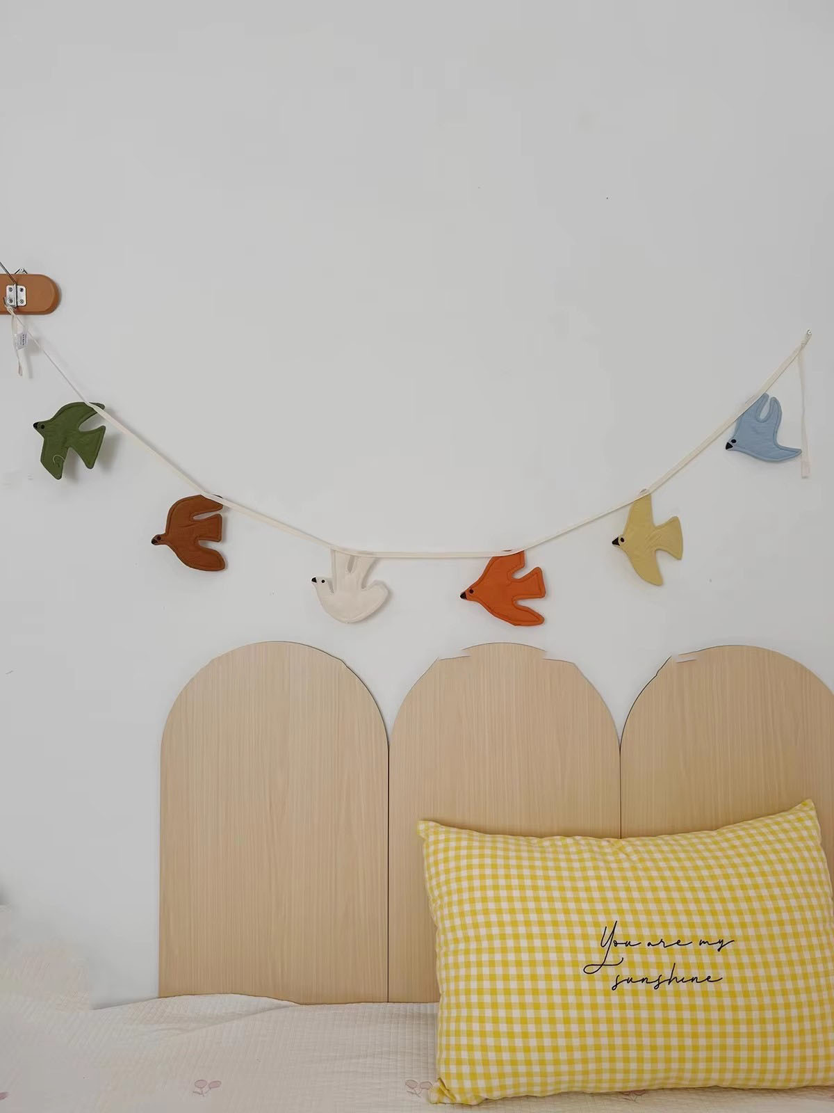 Тканевая гирлянда-флажки с пти – обзор и цена Baby Nursery Artwork